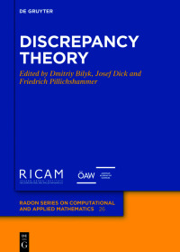discrepancy theory 1st edition dmitriy bilyk, josef dick, friedrich pillichshammer 3110651157, 9783110651157