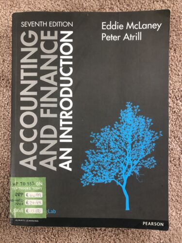 accounting and finance introduction 7th edition eddie mclaney, peter atrll 1292012560, 978-1292012568,