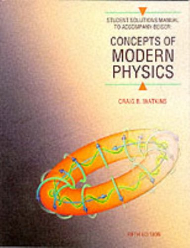 concepts of modern physics 1st edition craig b. watkins 007005181x, 9780070051812