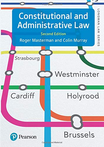 constitutional and administrative law 2nd edition roger masterman 1292144254, 9781292144252