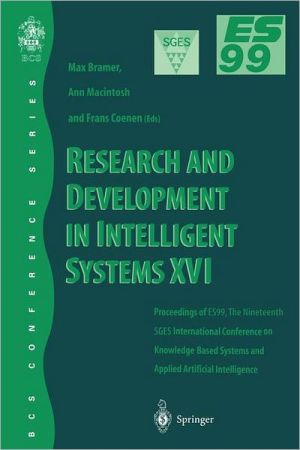 research and development in intelligent systems volume xvi 1st edition m. a. bramer, anne macintosh, frans