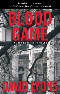 blood game a jock boucher thriller 1st edition david lyons 145162932x, 1451629346, 9781451629323,