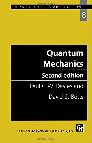 quantum mechanics 8th edition david s. betts, paul c. davies 0412579006, 9780412579004