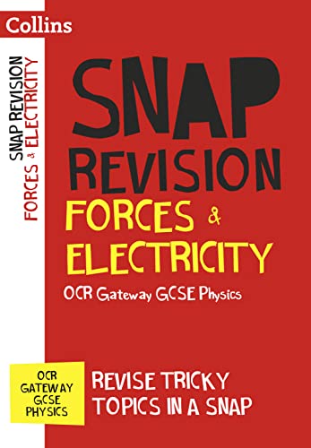collins snap revision forces and electricity ocr gateway gcse physics 1st edition collins uk 0008218145,