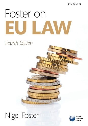 foster on eu law 4th edition nigel foster 019967079x, 9780199670796