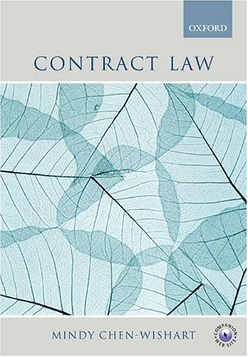 contract law 1st edition mindy chen wishart 0199268142, 9780199268146