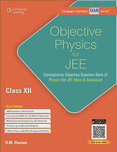 objective physics for jee conceptwise objective question bank of physics for jee main and advanced 1st