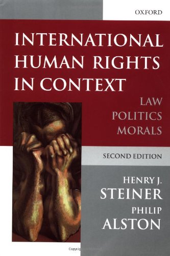international human rights in context law  politics  morals text and materials 2nd edition henry j. steiner ,