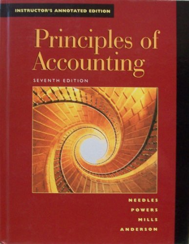 principles of accounting 7th edition marian powers , sherry k. mills , henry r. anderson, belverd e. needles
