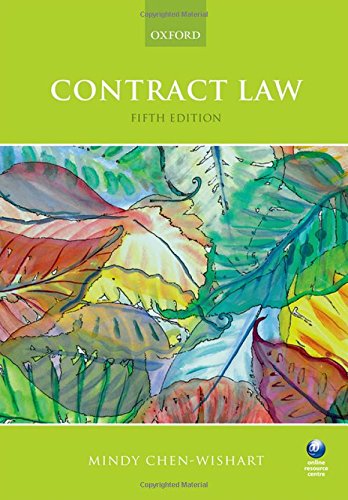 contract law 5th edition mindy chen-wishart 0199689164, 9780199689163