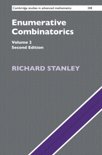 enumerative combinatorics volume 2 2nd edition richard stanley 1009262491, 9781009262491