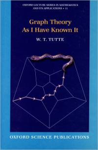 graph theory as i have known it 1st edition w. t. tutte 0199660557, 9780199660551