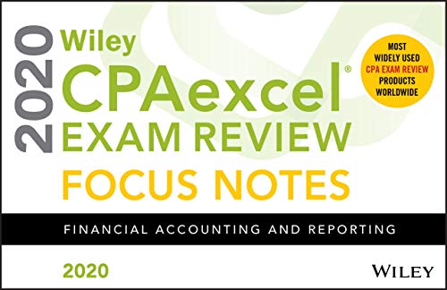 wiley cpaexcel exam review  focus notes financial accounting and reporting 2020 1st edition wiley 1119632331,