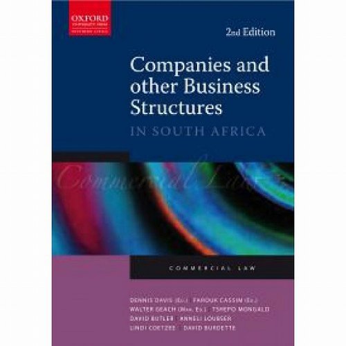 companies and other business structures 2nd edition dennis davis , farouk cassim 0195996143, 9780195996142