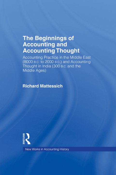 the beginnings of accounting and accounting thought accounting practice in the middle east  and accounting