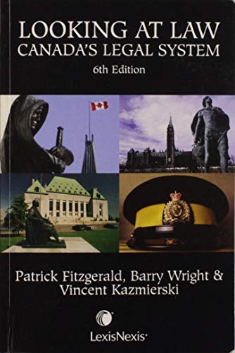 looking at law canadas legal system 6th edition patrick fitzgerald 043346304x, 9780433463047