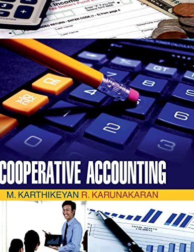 cooperative accounting 1st edition m karthikikeyan 935056243x, 9789350562437