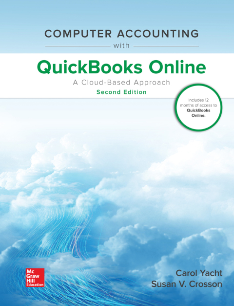 computer accounting with quickbooks online a cloud based approach 2nd edition carol yacht 1260418839,