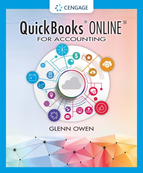 using quickbooks online for accounting 5th edition glenn owen 0357516648, 9780357516645