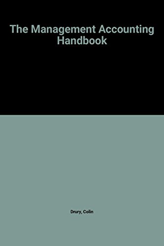 the management accounting handbook 1st edition colin ,  drury 0750603321, 9780750603324