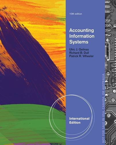 accounting information systems 10th international edition richard b. dull,patrick r.  wheeler, ulric j.