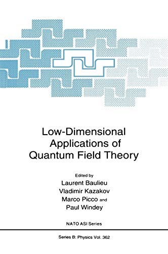 low dimensional applications of quantum field theory 1st edition l. baulieu, vladimir kazakov, marco picco,