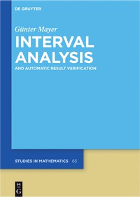 interval analysis and automatic result verification 1st edition giinter mayer 3110500639, 9783110500639