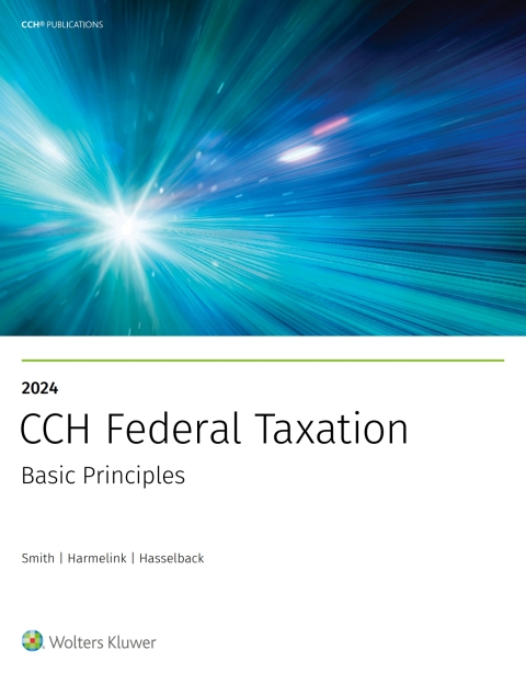 cch federal taxation basic principles 2024 2024 edition smith, harmelink, hasselback 0808059548, 9780808059547