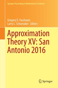 approximation theory xv san antonio 20 1st edition gregory e. fasshauer 3319599119, 9783319599113