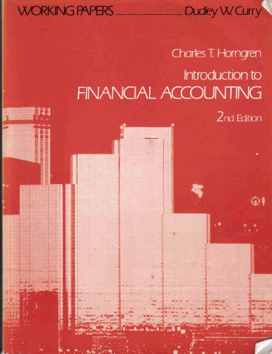 introduction to financial accounting 2nd edition dudley w curry 0134835948, 9780134835945