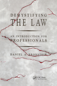 demystifying the law 1st edition daniel a. bronstein 0873713249, 9780873713245