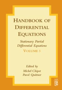 handbook of differential equations stationary partial differential equations volume 3 1st edition michel