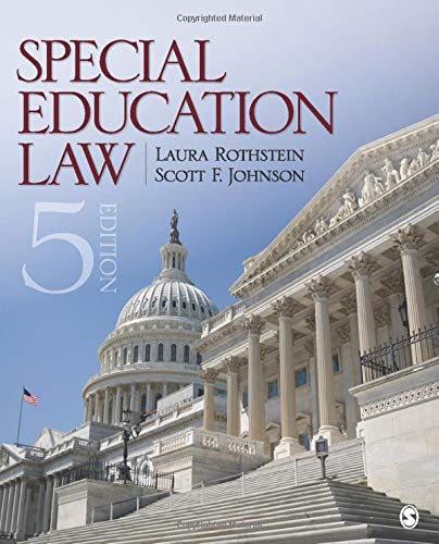 special education law 5th edition laura f. rothstein , scott f. johnson 1452241090, 9781452241098