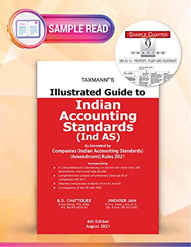 taxmanns illustrated guide to indian accounting standards ind as 6th edition b.d. chatterjee, jinender jain