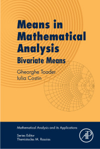 means in mathematical analysis 1st edition gheorghe toader, iulia costin 0128110805, 9780128110805