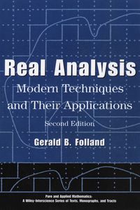 real analysis modern techniques and their applications 2nd edition gerald b. folland 0471317160,