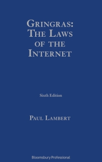 gringras the laws of the internet 6th edition paul lambert 1526517841, 9781526517845