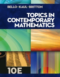 topics in contemporary mathematics 10th edition ignacio bello, anton kaul, jack r. britton 1285624947,