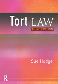 tort law 3rd edition sue hodge 1843920980, 9781843920984