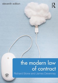 the modern law of contract 11th edition richard stone , james devenney 1138015814, 9781138015814