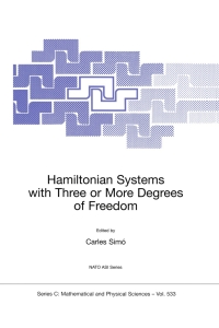 hamiltonian systems with three or more degrees of freedom 1st edition carles simo 0792357108, 9780792357100