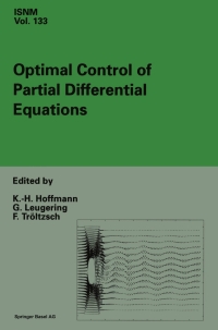 optimal control of partial differential equations 1st edition karlheinz hoffmann, gunter leugering, fredi