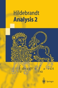 analysis 2 1st edition stefan hildebrandt 3540439706, 9783540439707