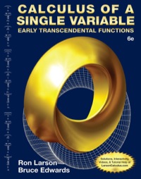 calculus of a single variable early transcendental functions 6th edition ron larson, bruce h. edwards