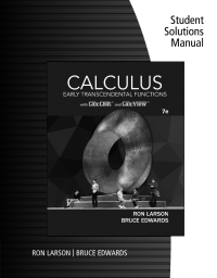 student solutions manual calculus of a single variable early transcendental functions 7th edition ron