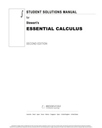 student solutions manual for stewarts essential calculus 2nd edition james stewart 1133490948, 9781133490944