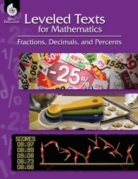 leveled texts for mathematics fractions decimals and percents 1st edition lori barker 1425807852,