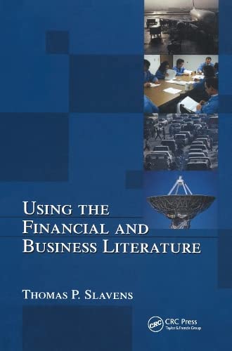 using the financial and business literature 1st edition thomas slavens 0824753186, 9780824753184
