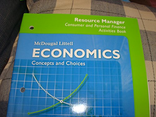 consumer and personal finance activities book economics concepts and choices 1st edition mcdougal littell