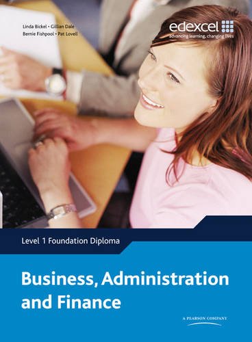 foundation diploma business administration and finance level 1 1st edition bernadette fishpool 1846905109,